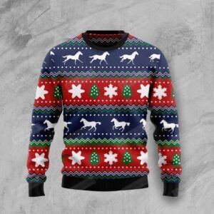 Amazing Horses Ugly Christmas Sweater, All Over Print Sweatshirt