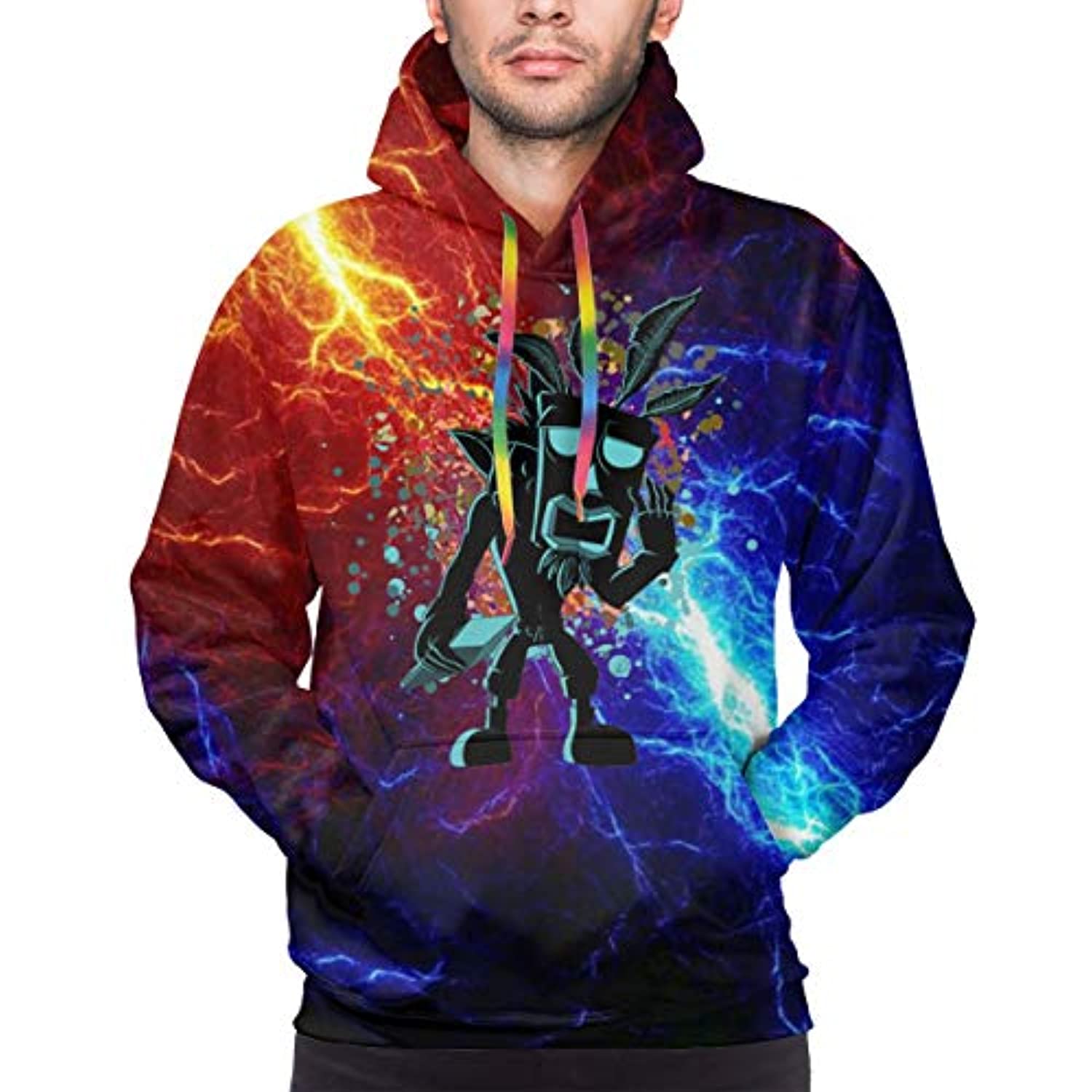 Crash Bandicoot Hoodies – Aku Aku 3D Print Pullover Sweatshirt