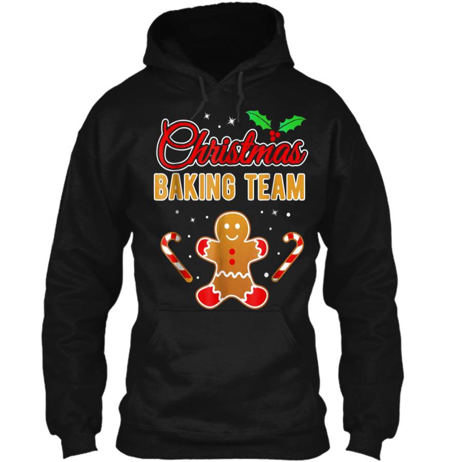 Christmas Baking Team Gingerbread Man Pullover Hoodie Christmas Gift Ideas