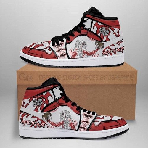 Muzan kibutsuji jordan sneakers costume demon slayer anime shoes mn04