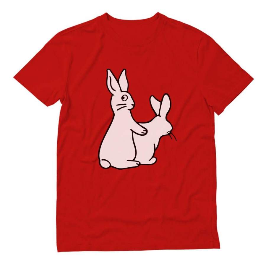 Rude Rabbits Funny Easter Humping Bunnies T-Shirt