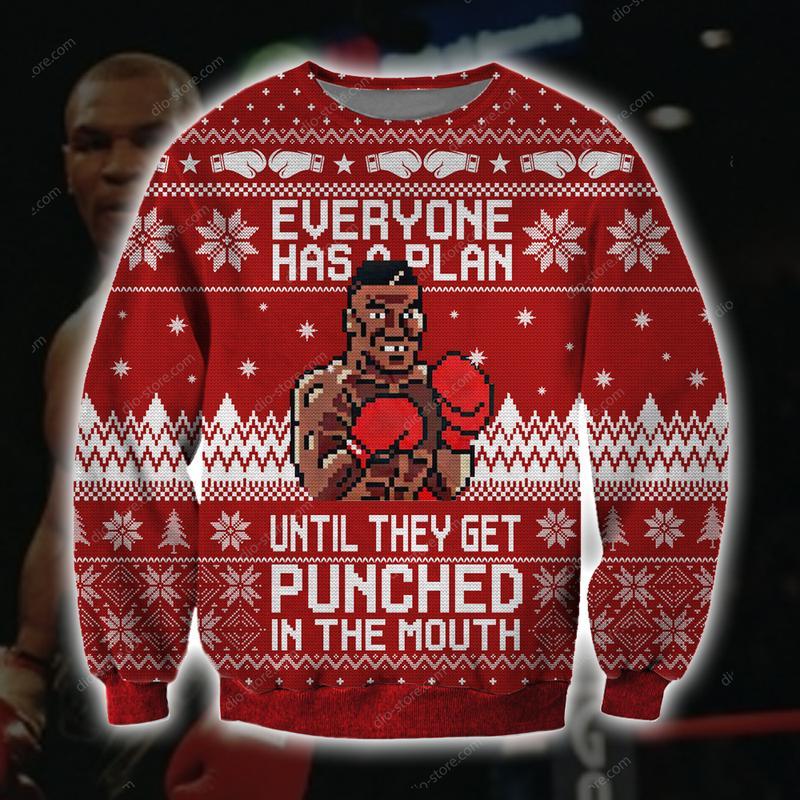 Until They Get Punched In The Pouch Christmas Ugly Sweater | Unisex | Full Size | Adult | Colorful | US1741