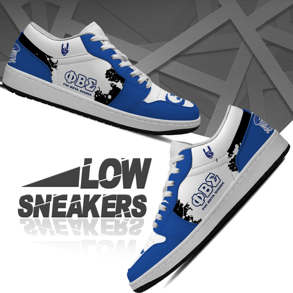 Phi Beta Sigma Low Sneakers 1