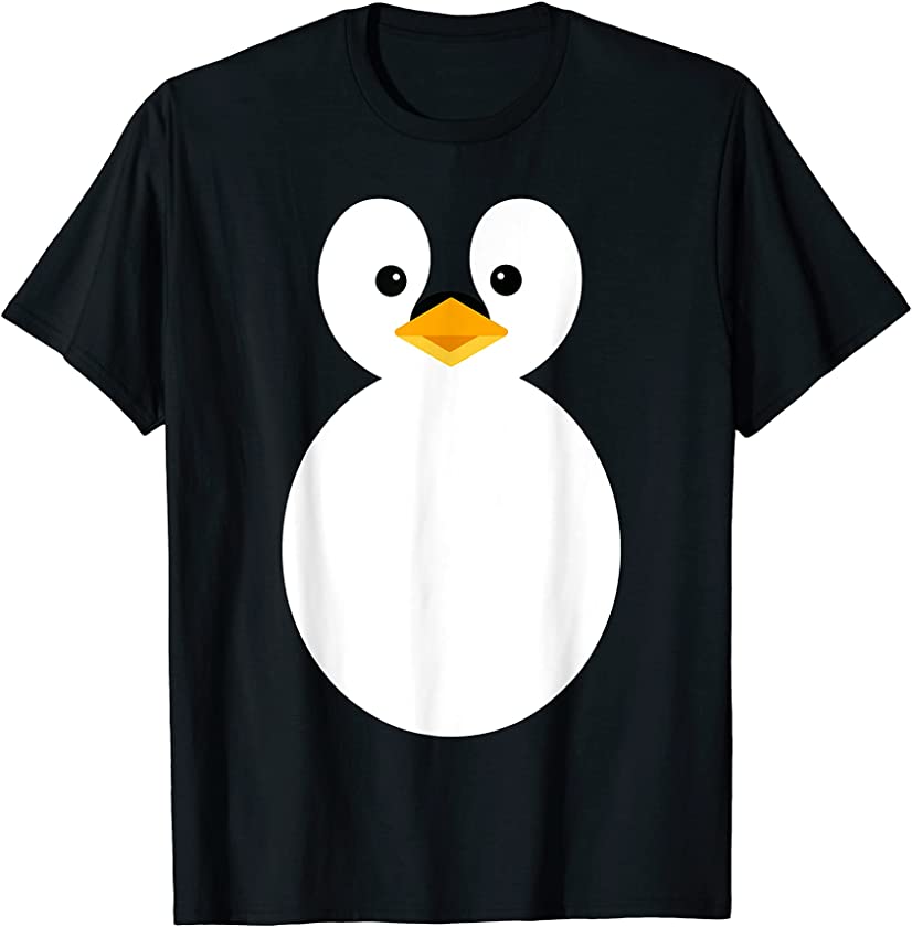 Cute Penguin Halloween Costume T-Shirt for Kids and Adults