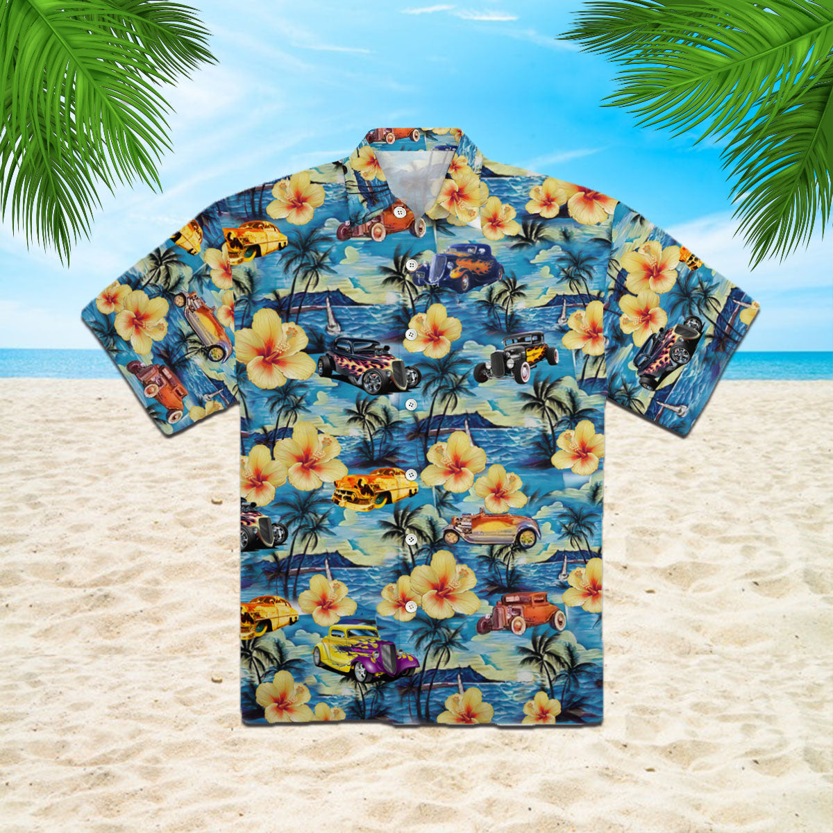 Oragontee Cars In Hawaiian Shirt For Men Women Adult Ha80794