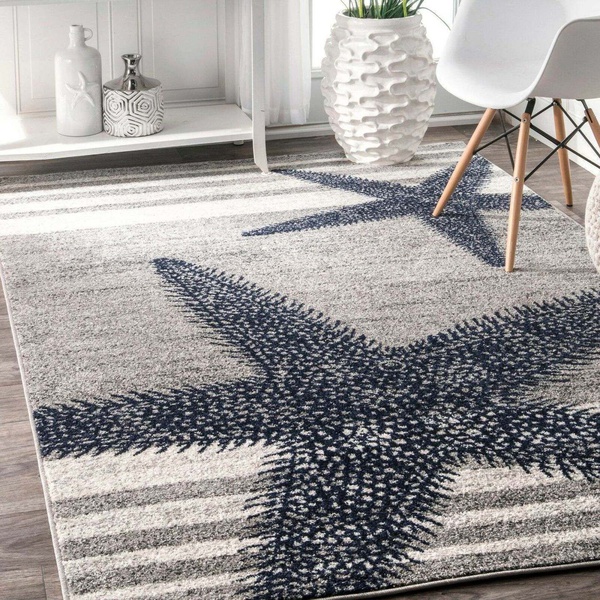 Coastal Starfish Area Rug