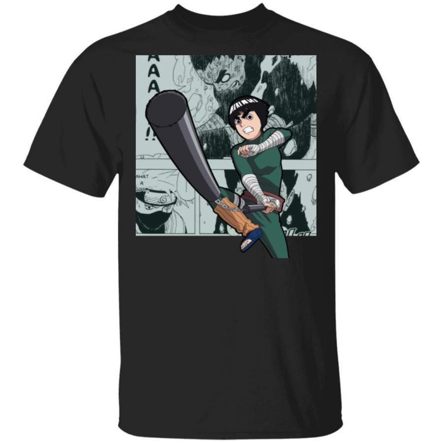 Naruto Rock Lee Shirt Anime Character Mix Manga Style Tee