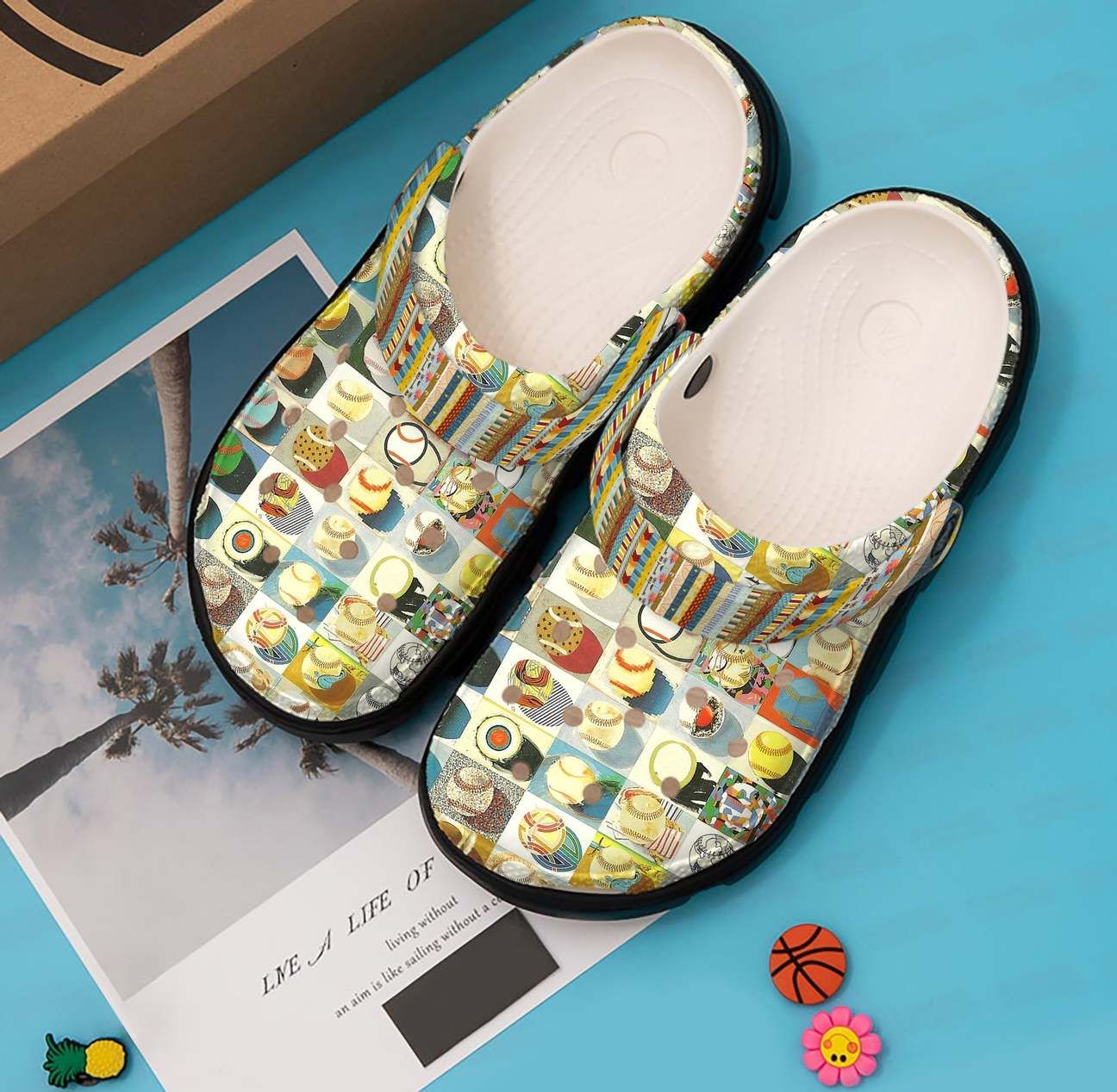 Baseball Personalized Clog Custom Crocss Comfortablefashion Style Comfortable For Women Men Kid Print 3D Baseball Collection