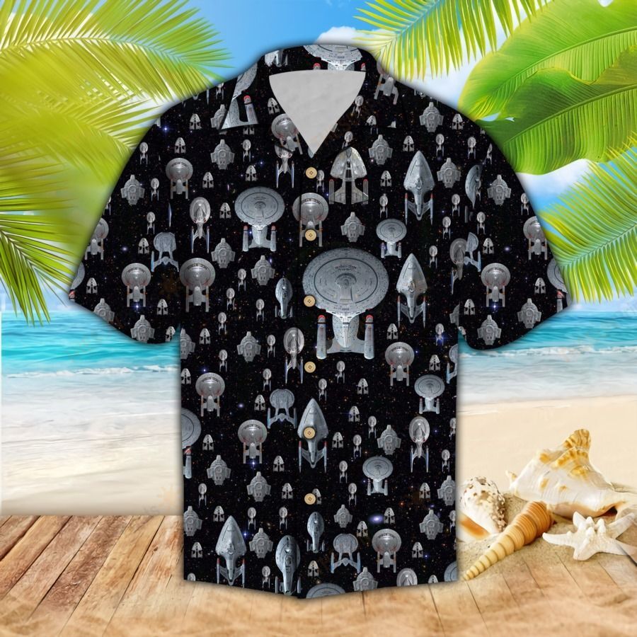 Spaceship Hawaiian Shirt 002046 Ha90714