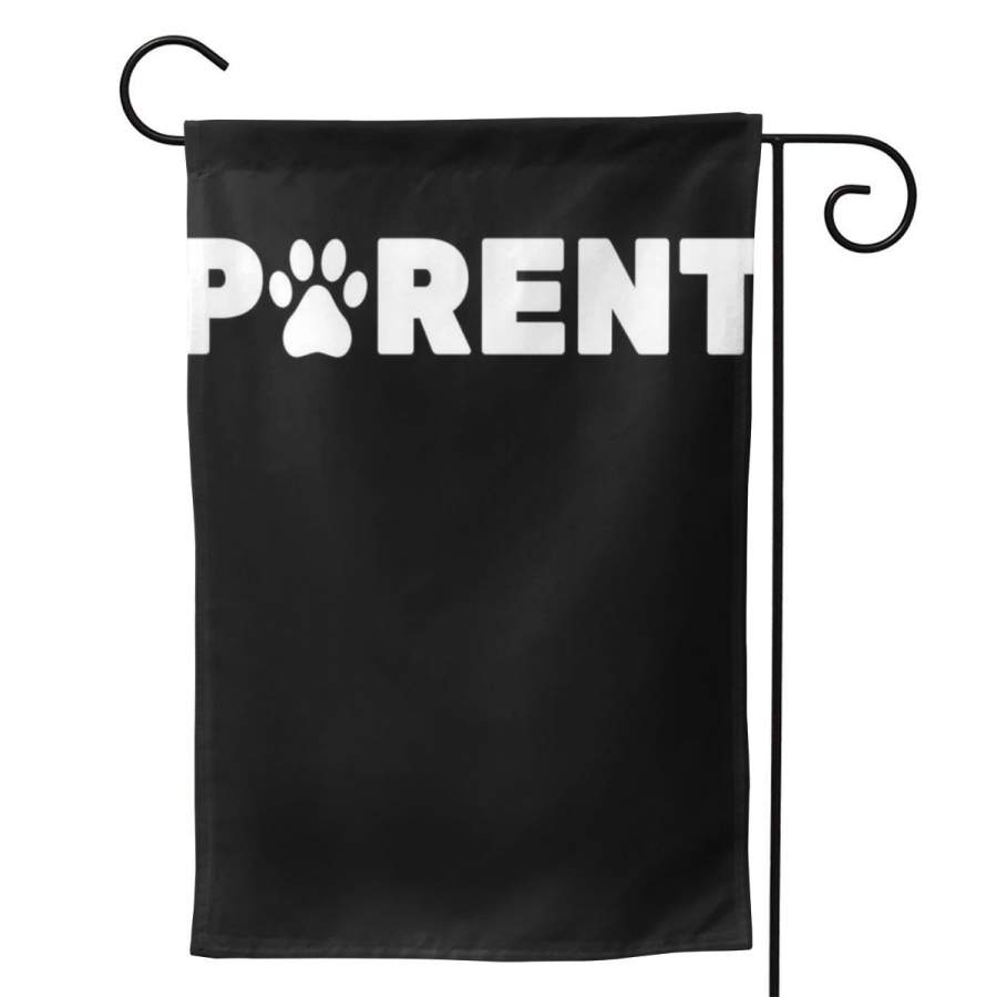 2 Pcs Garden Flag Dog Parent Pet Horizontal Poster 12.5″x18″ -Mothers Day, Birthday Gifts for Mom, Dad, Wife, Husband, Daughters, Grandma, Friends