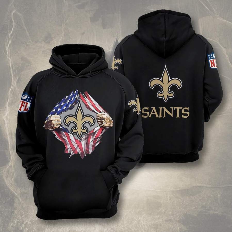 New Orleans Saints Hoodie 3D Style3042 All Over Printed