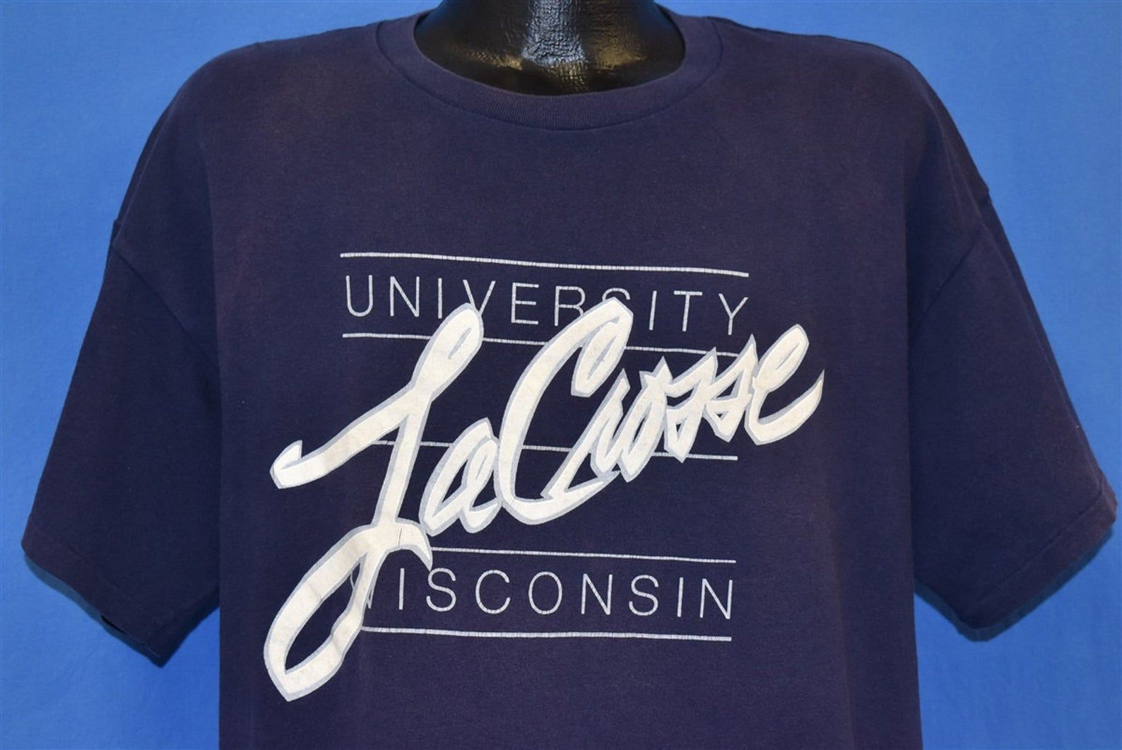 90S University Of Wisconsin La Crosse Eagles Uwl T-Shirt Extra