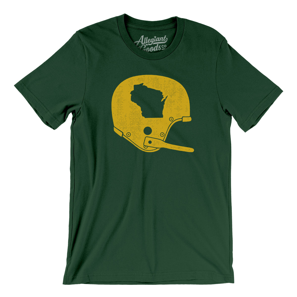 Wisconsin Vintage Football Helmet Men/Unisex T-Shirt