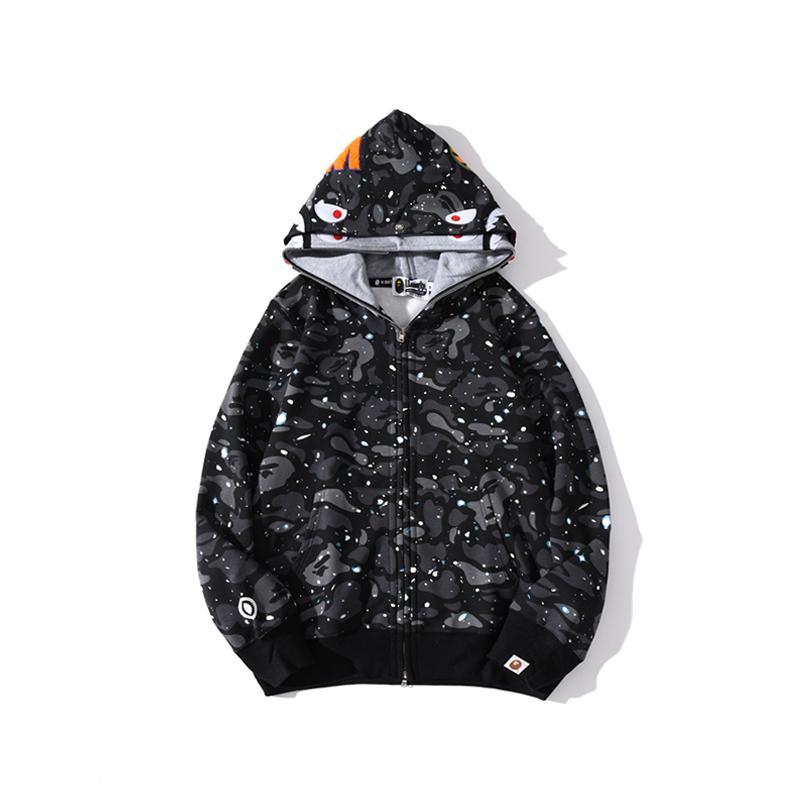 Bape Full Zip Shark Hoodie Hdcp6691