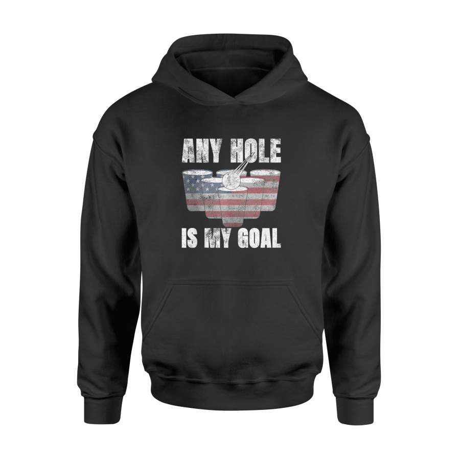 4th of July Any Hole Is My Goal Shirt – Standard Hoodie