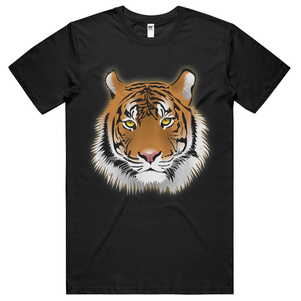 Year Of The Tiger 2022 Tiger Growling Mouth Open Bengal Men T Shirts