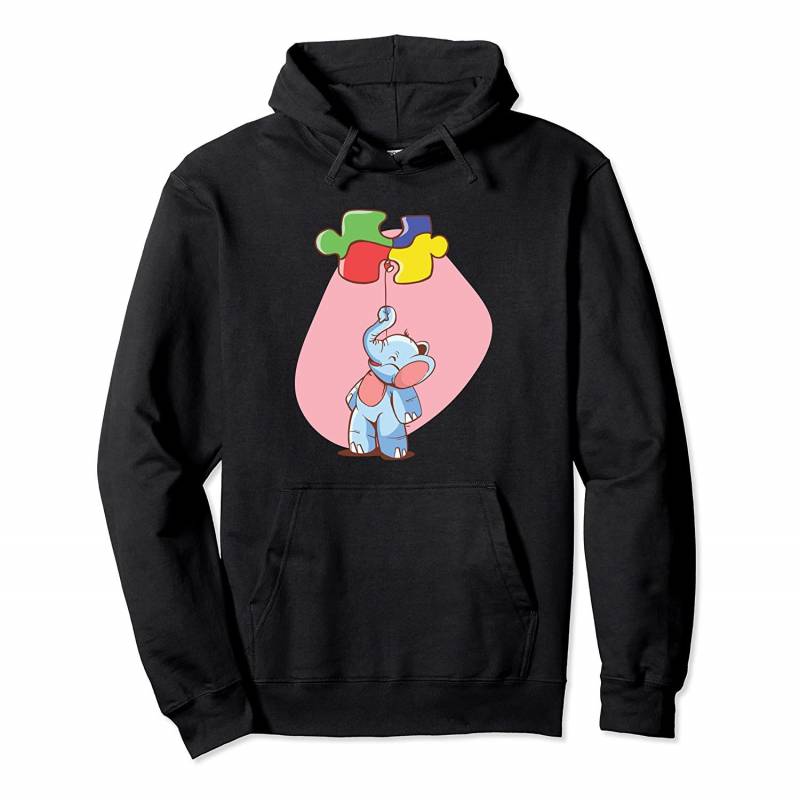 Accept Understand Love – Autism Awareness Puzzle Gift Pullover Hoodie