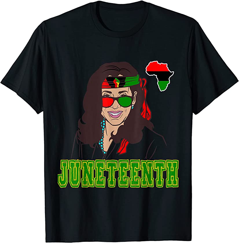 Kamala Harris Juneteenth Black History Afrocentric VP T-Shirt