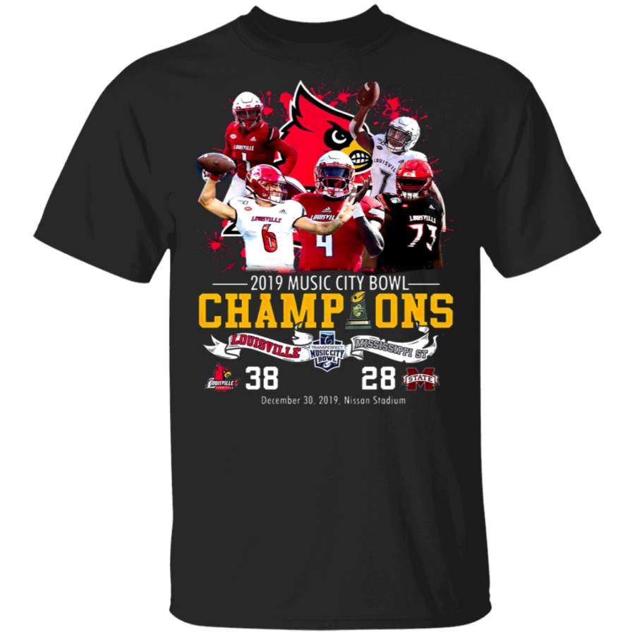 Music City Bowl Champions Louisville vs Mississippi State Shirt