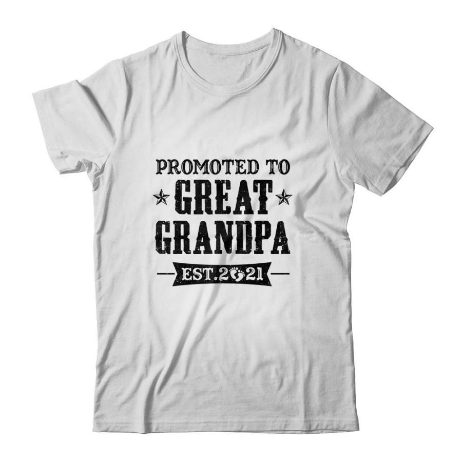 Download Promoted To Great Grandpa Est 2021 Father's Day - T-Shirts ...