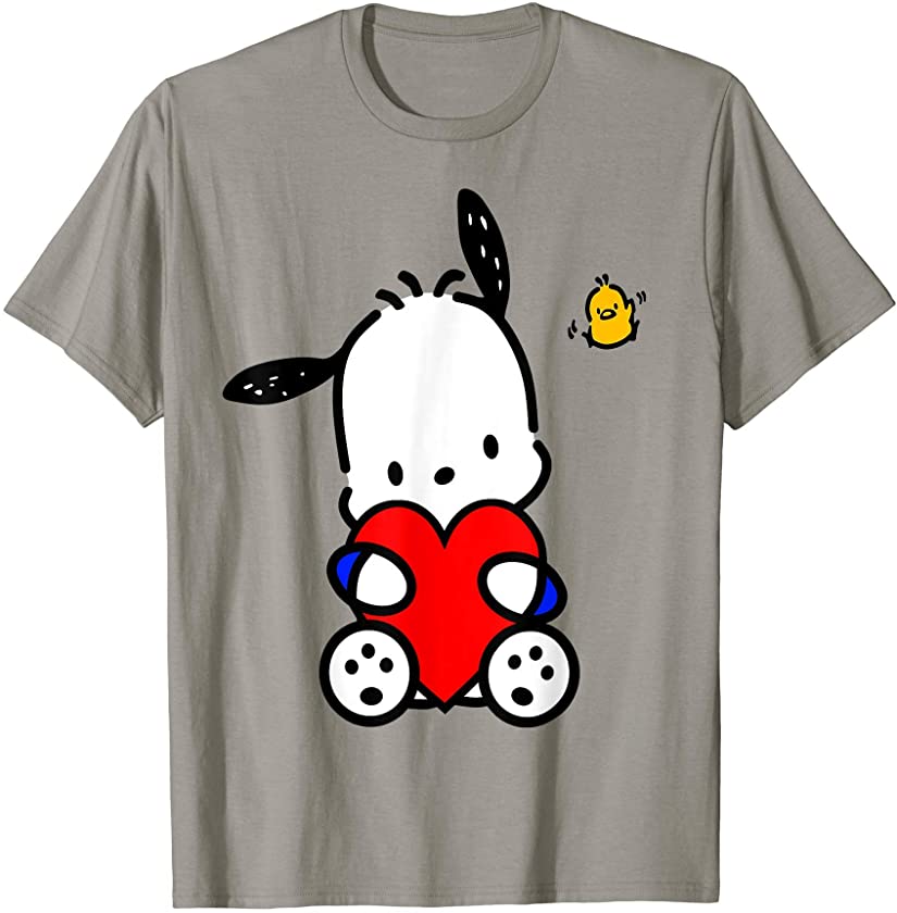 Pochacco Dog Puppy Lover Giving You My Heart Valentines Love T-Shirt