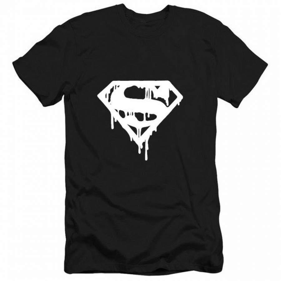 T-Shirts Men Creative Superman Tee Shirt Summer Short Sleeve Men’s T Shirts Male Rock