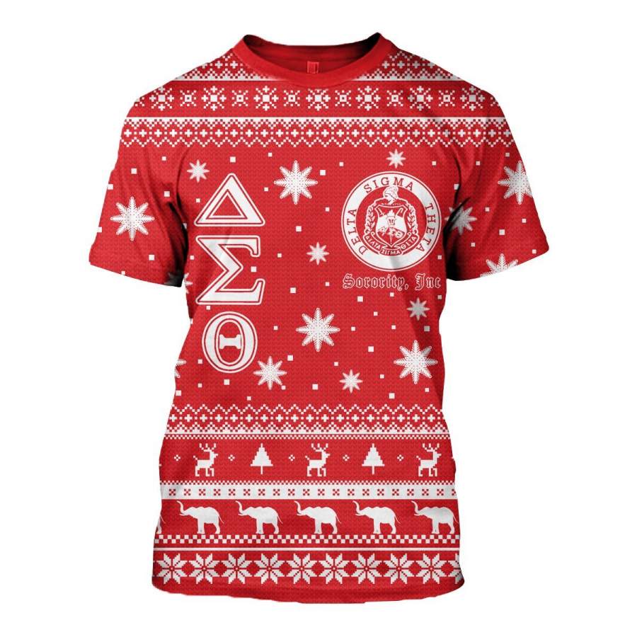 3D ALL OVER DELTA SIGMA THETA UGLY SWEATER 1992019