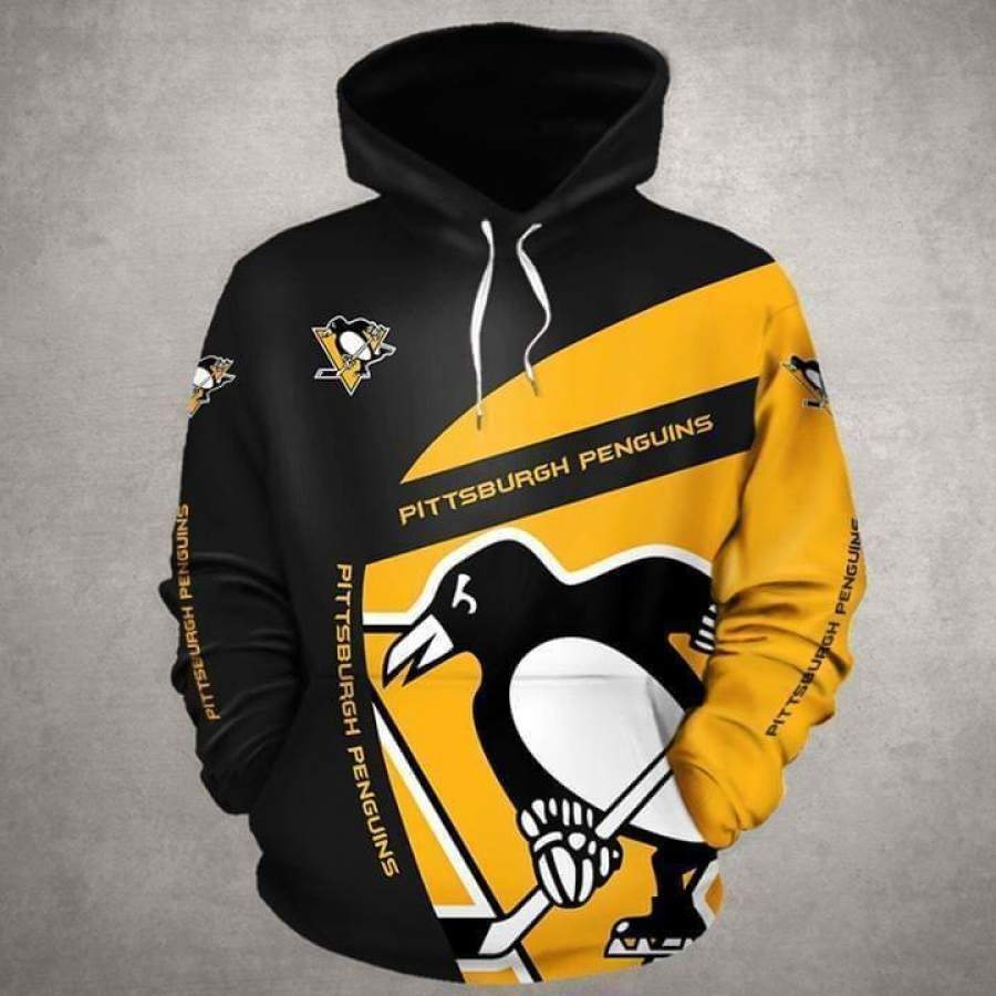 Pittsburgh Penguins Ice Hockey Team Hoodie Unisex 3D All Over Print