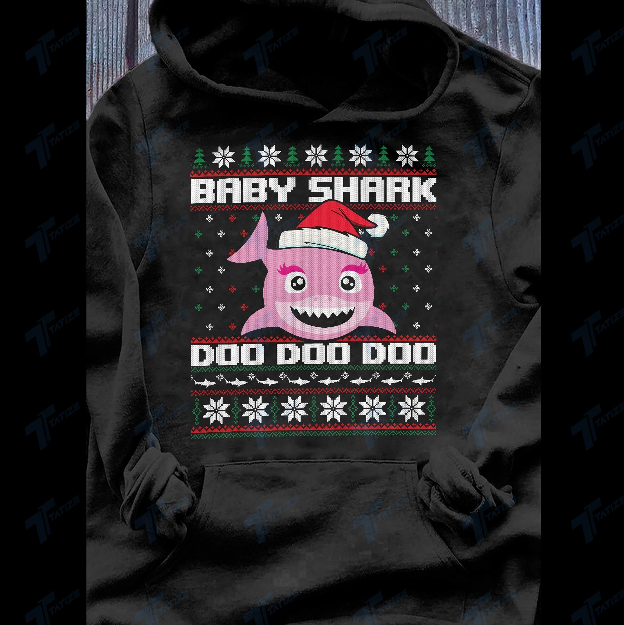 Christmas babygirl shark doo doo doo Graphic Unisex T Shirt, Sweatshirt, Hoodie Size S – 5XL