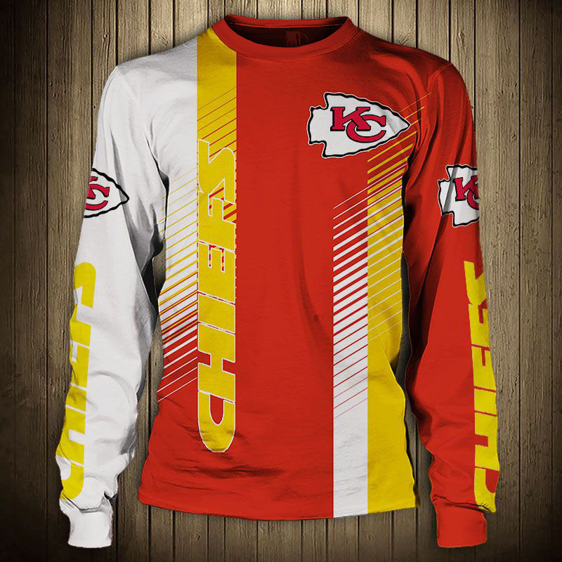 Women’S Kansas City Chiefs Sweatshirt Stripe