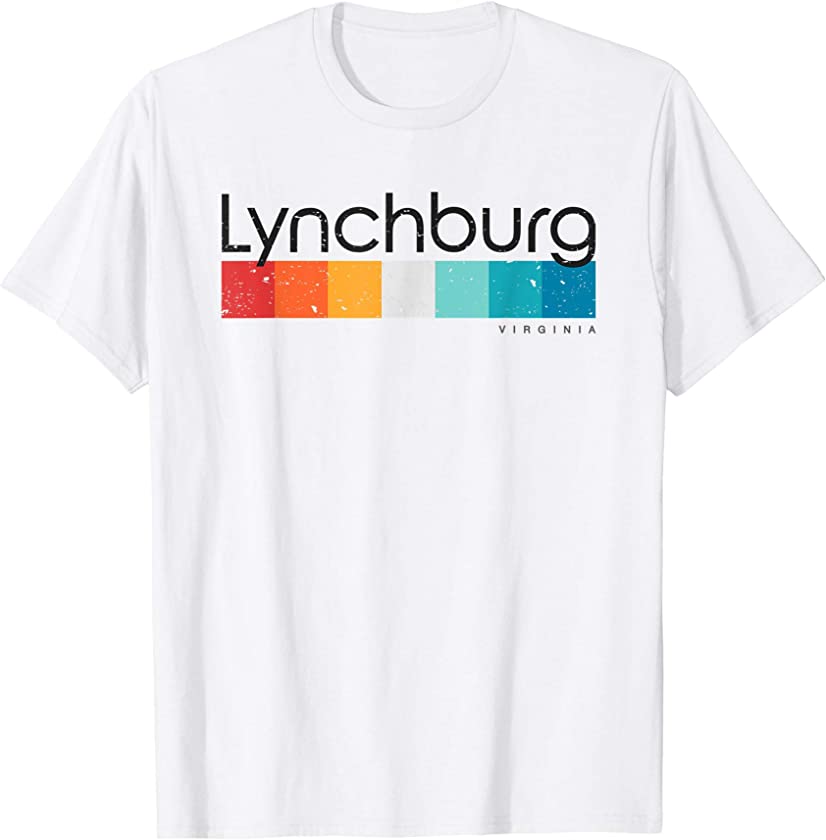 Vintage Lynchburg Virginia VA Retro Design T-Shirt