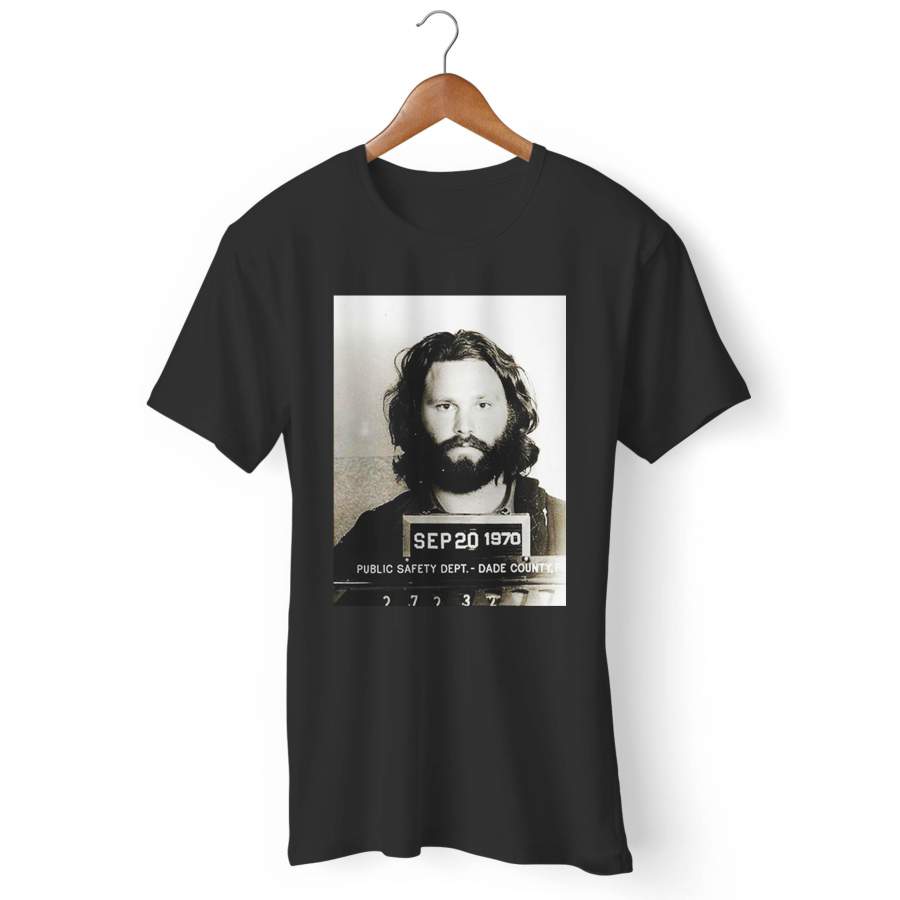 Jim Morrison Mugshot Man’s T-Shirt