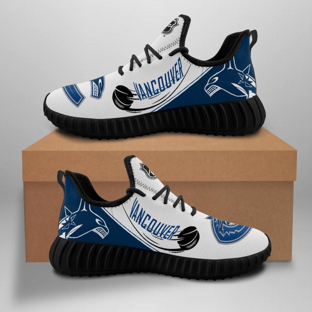 Vancouver Canucks New Hockey Custom Shoes Sport Sneakers Vancouver Canucks Yeezy Boost – Yeezy Shoes