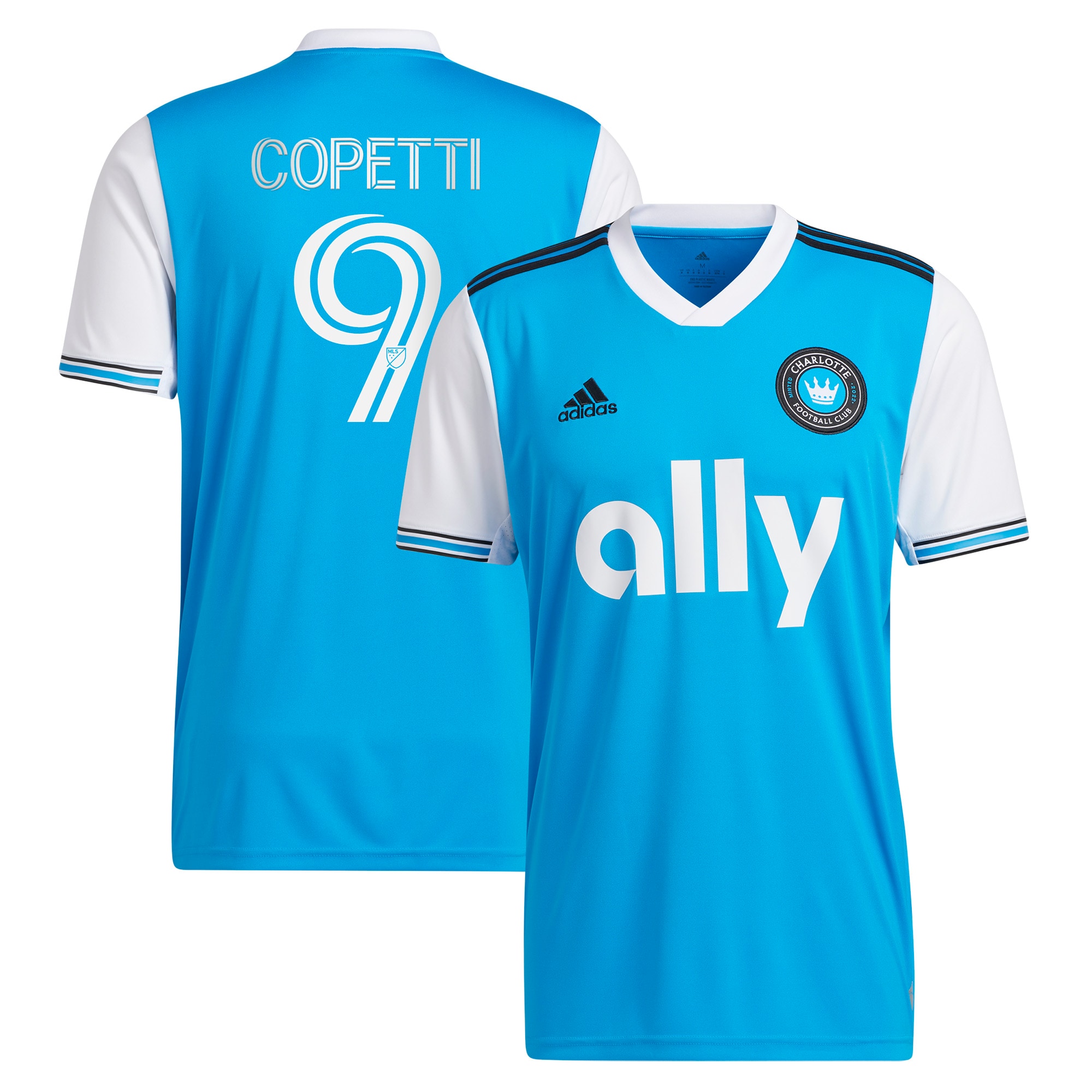 Enzo Copetti Charlotte FC 2023 Newly Minted Replica Player Jersey – Blue