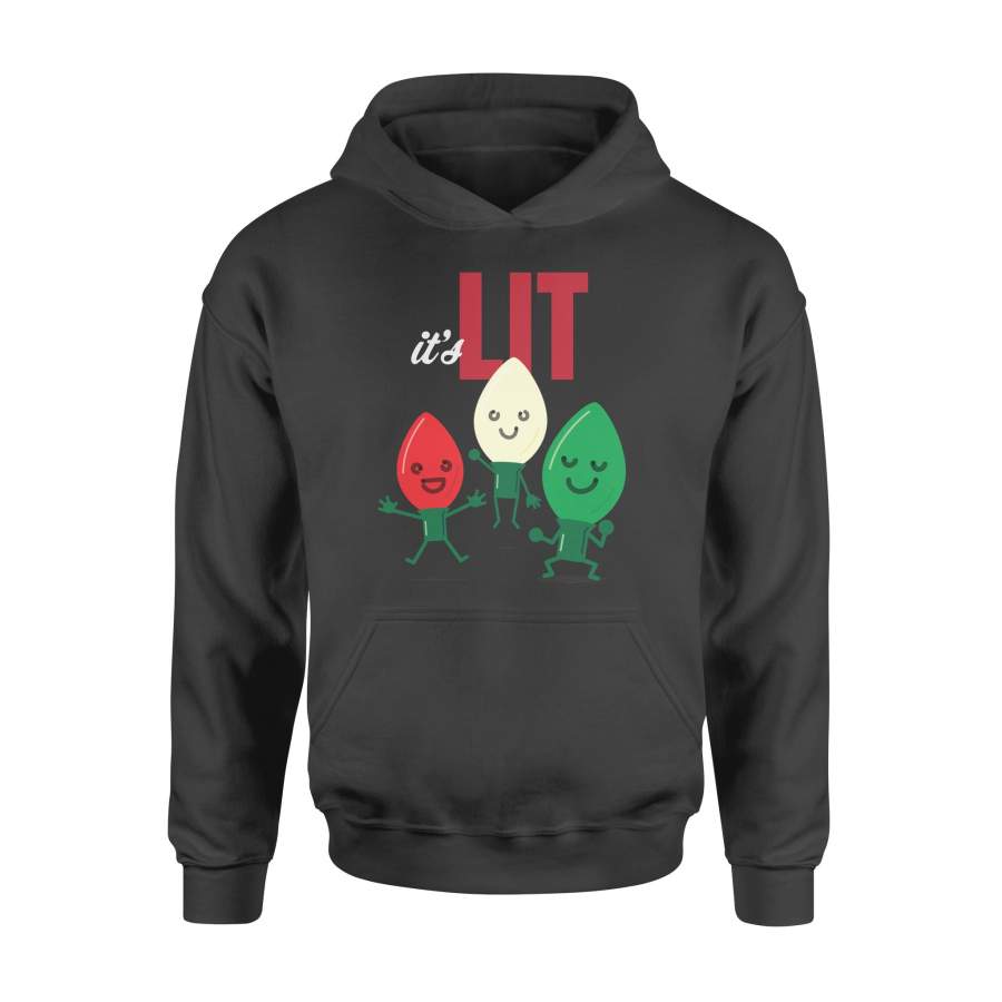 Christmas Gift Idea Fairy Light It’s Lit – Standard Hoodie
