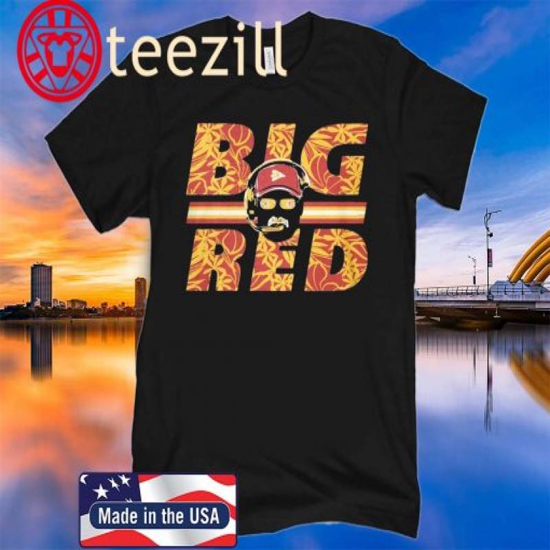 BIG RED SHIRT ANDY REID – KANSAS CITY CHIEFS 2020 AFC CHAMPIONS T-SHIRT