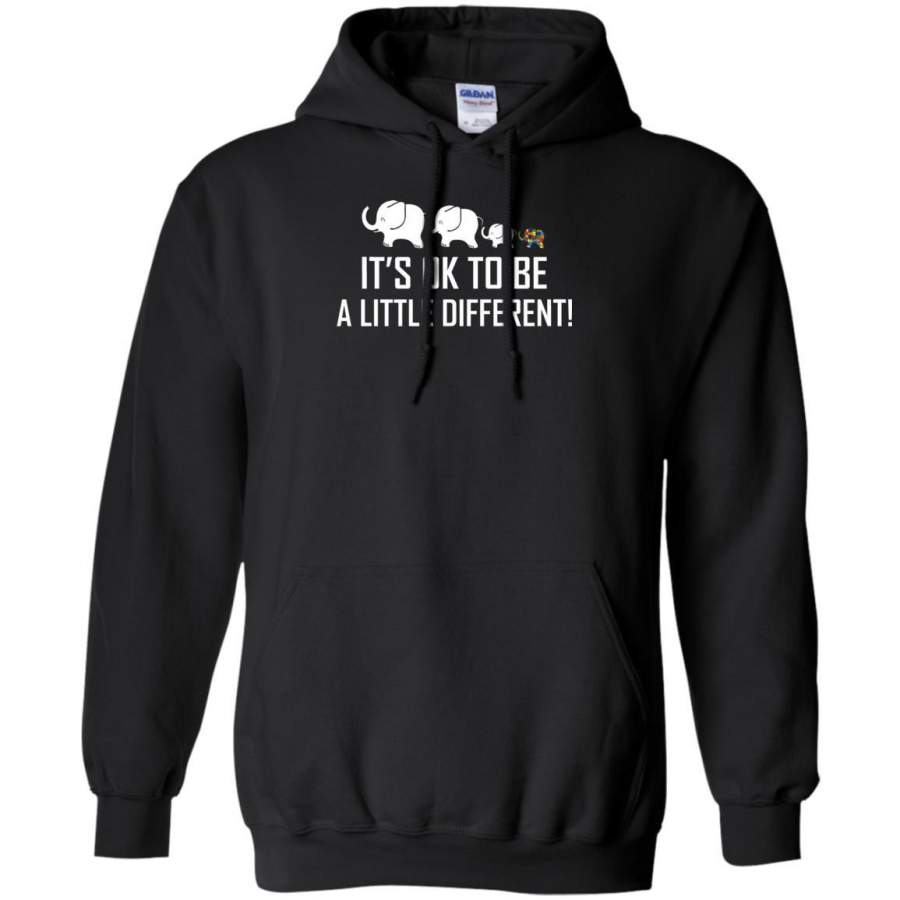 It_s Ok To Be A Little Different Autism Elephant Shirt