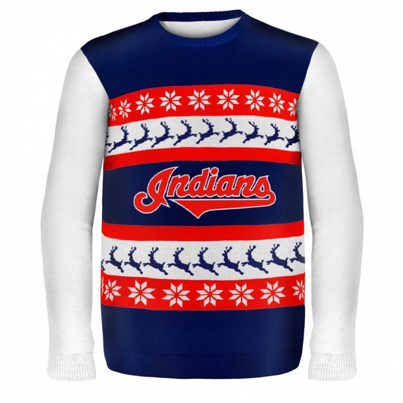 Cleveland Indians – One Too Many Ugly Christmas Sweater