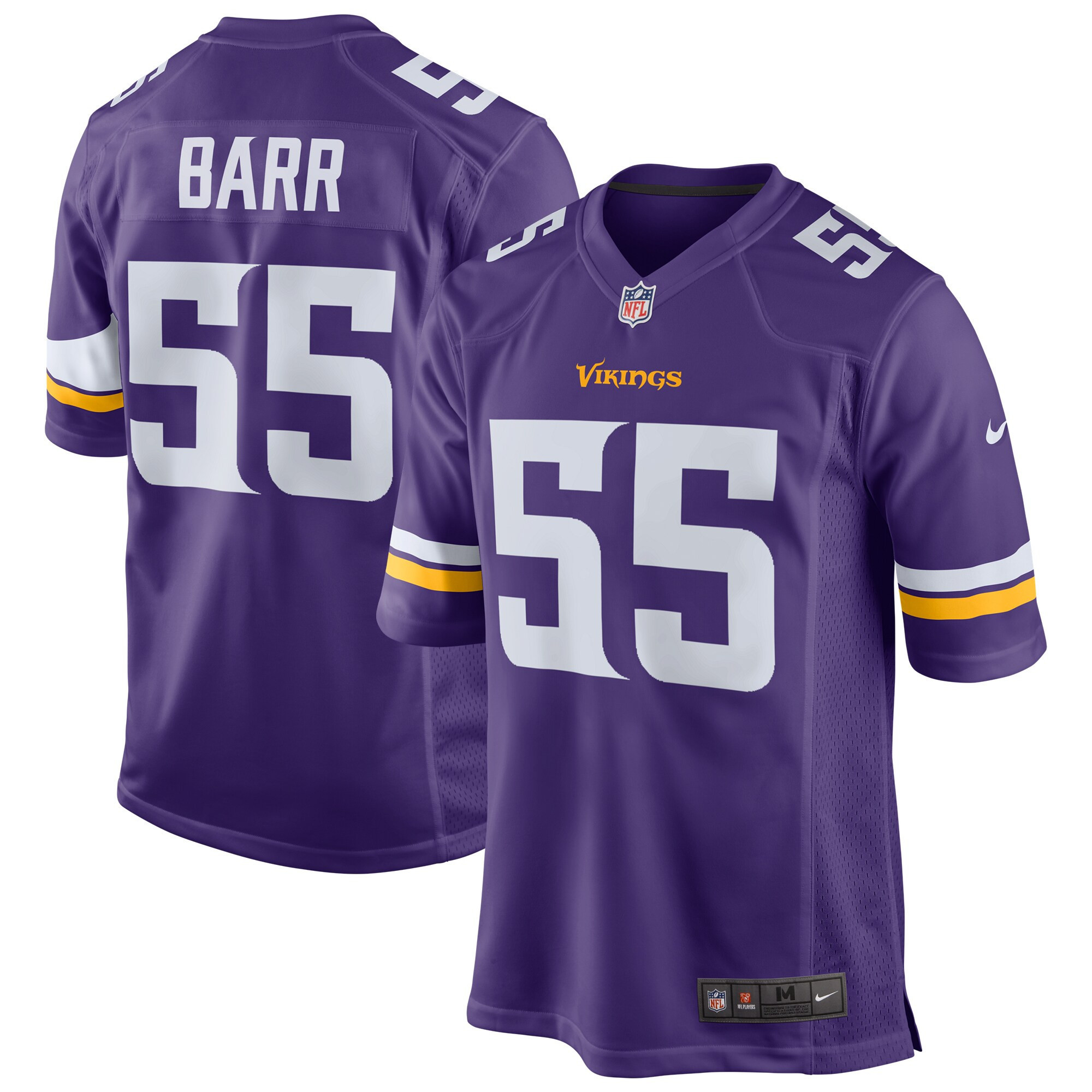 Anthony Barr Minnesota Vikings Game Jersey – Purple NFL