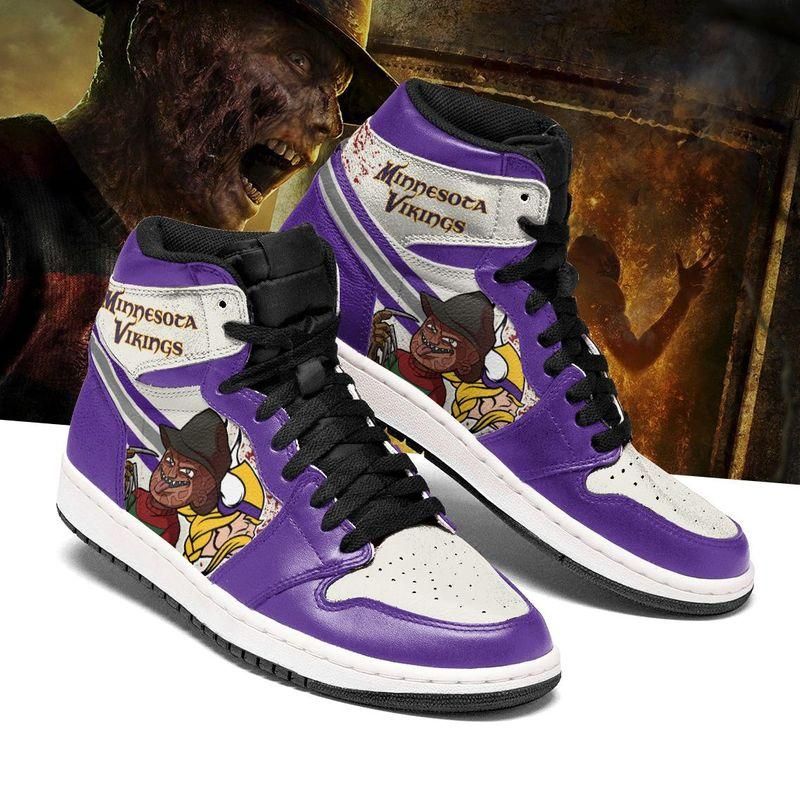 Minnesota Vikings 3 Unisex Air Jordan Custom Sneaker