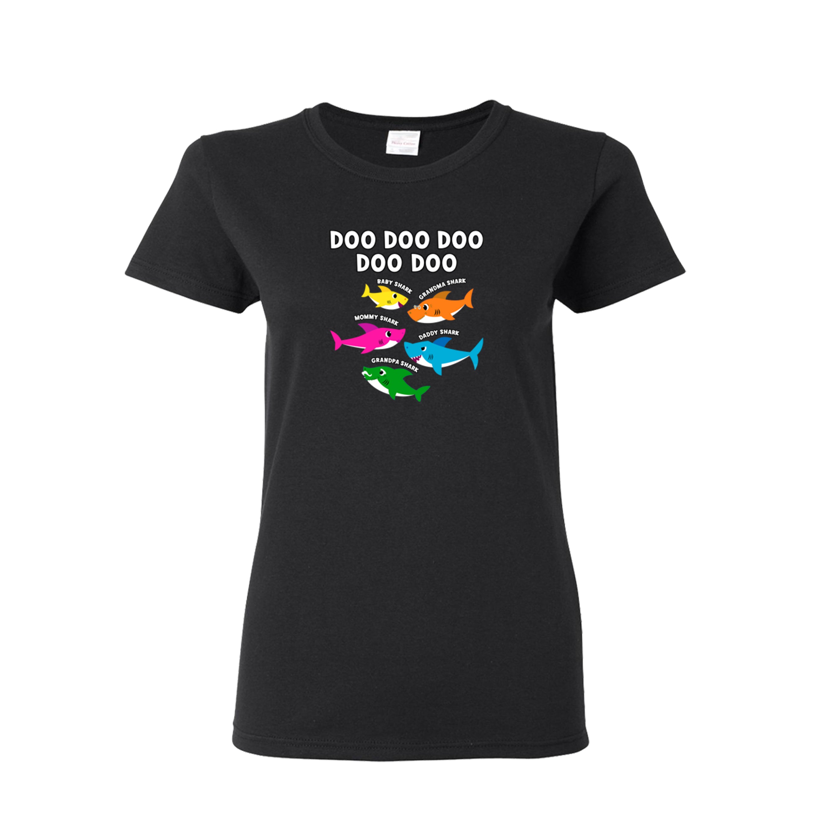 Shark Family Doo Doo Doo Doo Doo Women’s T-shirt