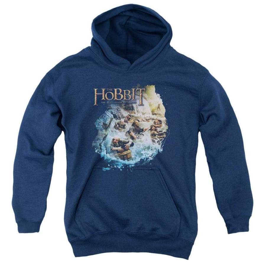 The Hobbit Barreling Down Youth Hoodie (Ages 8-12)