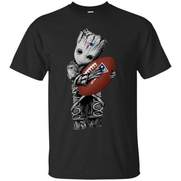 New England Patriots Football Groot I Am Guardians Of The Galaxy Hoodies Sweatshirts T-Shirts