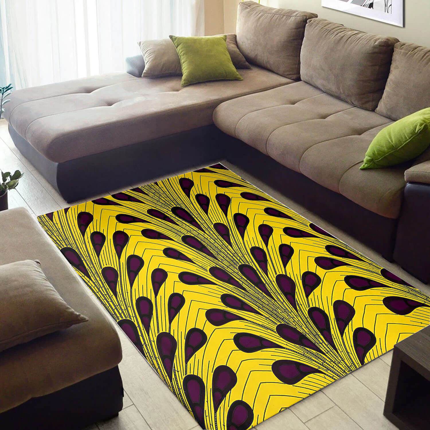 Nice African Rug Cool Afro American Afrocentric Art African Themed Rugs African Room Decor WBG3147