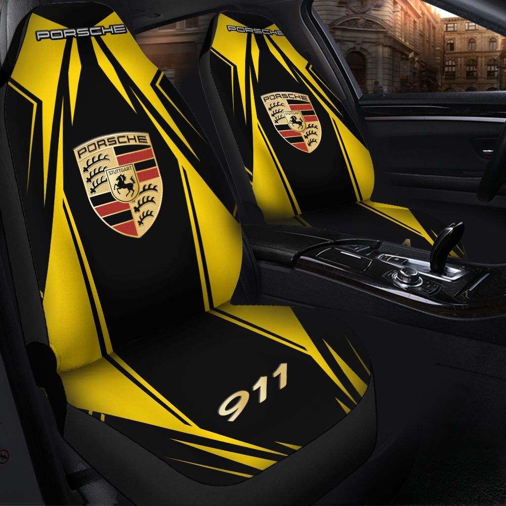 Porsche NQP-HL Car Seat Cover (Set of 2) Ver 1 (Yellow)