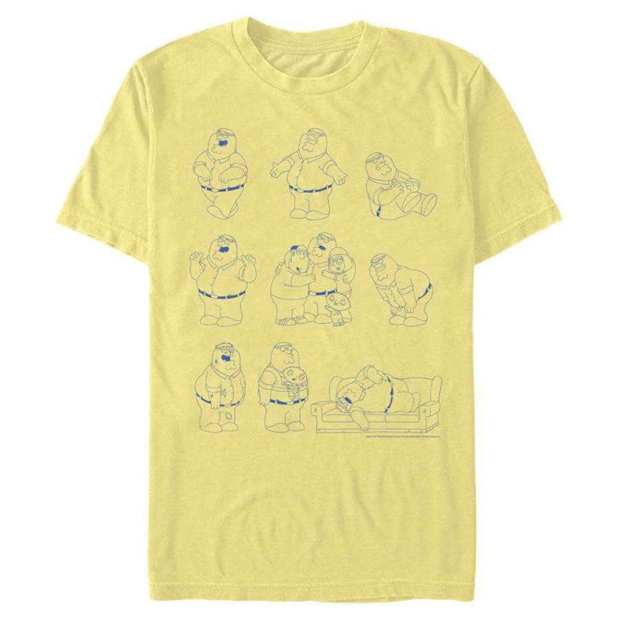 Family Guy Men’s Stages of Peter Griffin T-Shirt – Brastrend