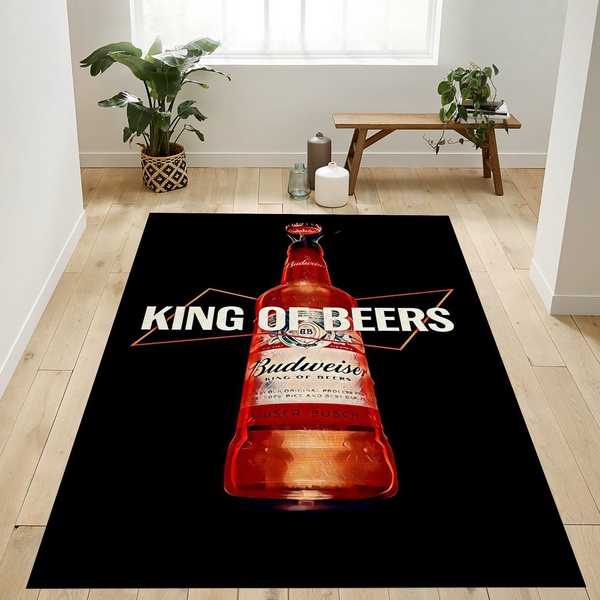 Budweiser Area Rug Living Room Rug Home Decor Floor Decor