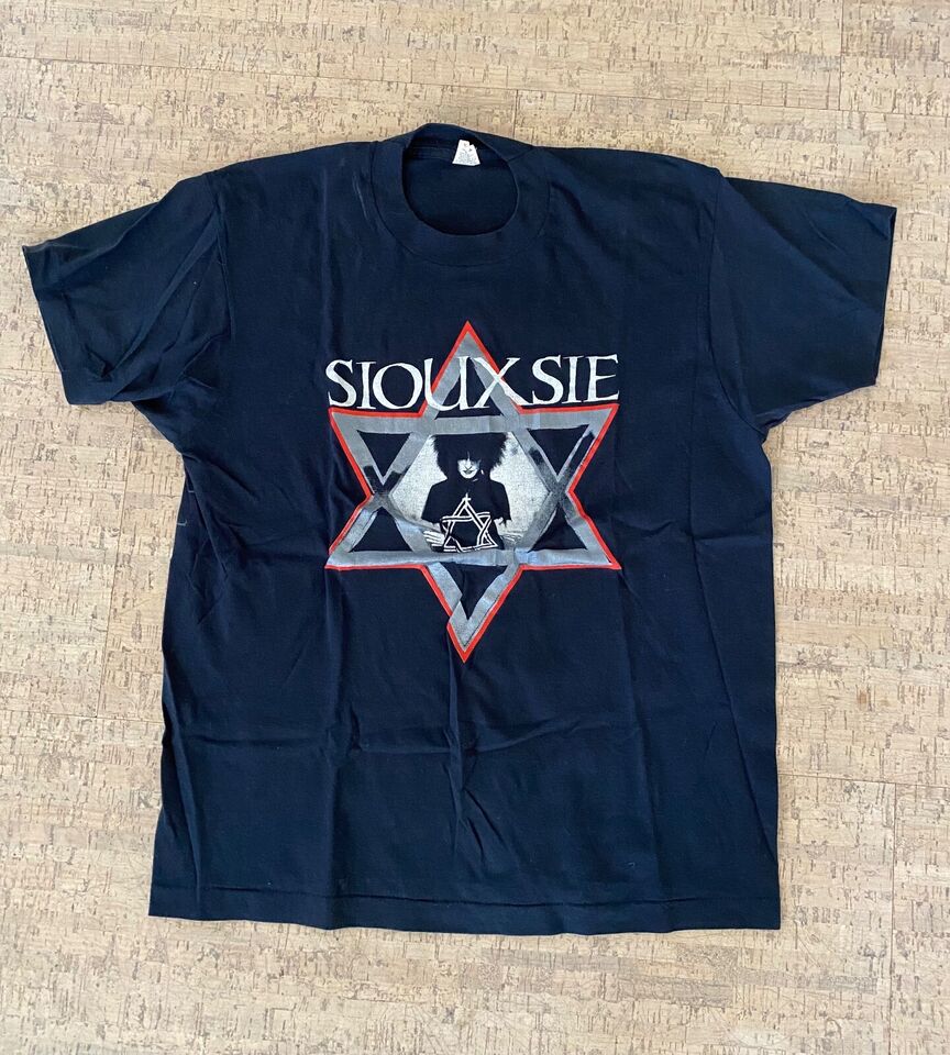 Vintage 80s SIOUXSIE   THE BANSHEES Star of David Israel tour Shirt Outfit