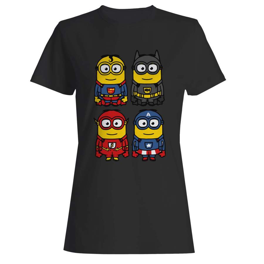 Superhero Minions Woman’s T-Shirt