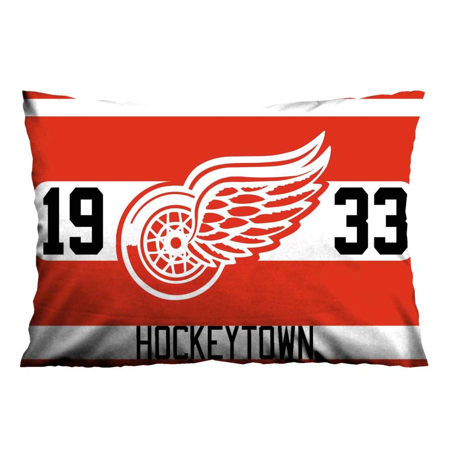 DETROIT RED WINGS 2 Pillow Case Cover Recta